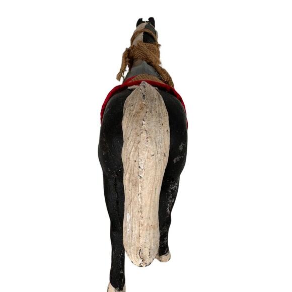 Vintage Horse figurine metal 9-1/2" Height Folk Art - Picture 5 of 7